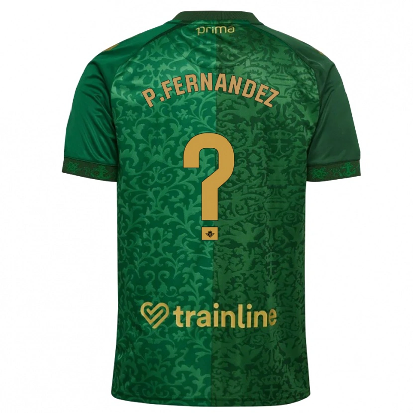 Danxen Dames Paulo Fernández #0 Bosgroen Donker Goudenrood Uitshirt Uittenue 2026/27 T-Shirt