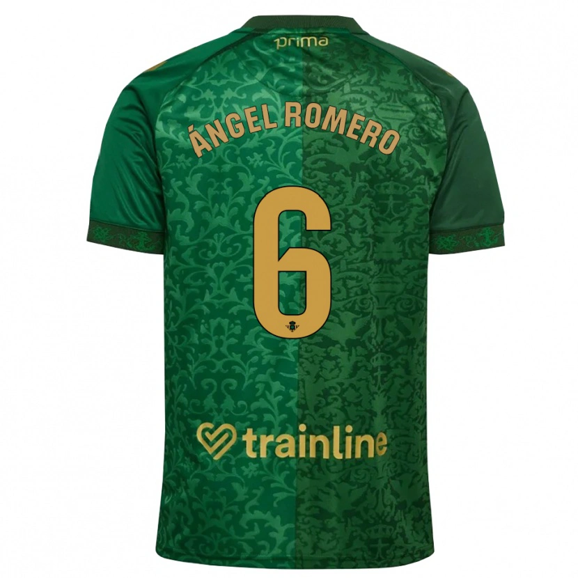 Danxen Dames Miguel Romero #6 Bosgroen Donker Goudenrood Uitshirt Uittenue 2026/27 T-Shirt
