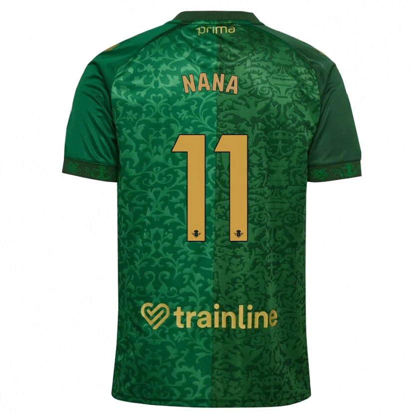 Danxen Dames Nuria Ligero Fernández #11 Bosgroen Donker Goudenrood Uitshirt Uittenue 2026/27 T-Shirt