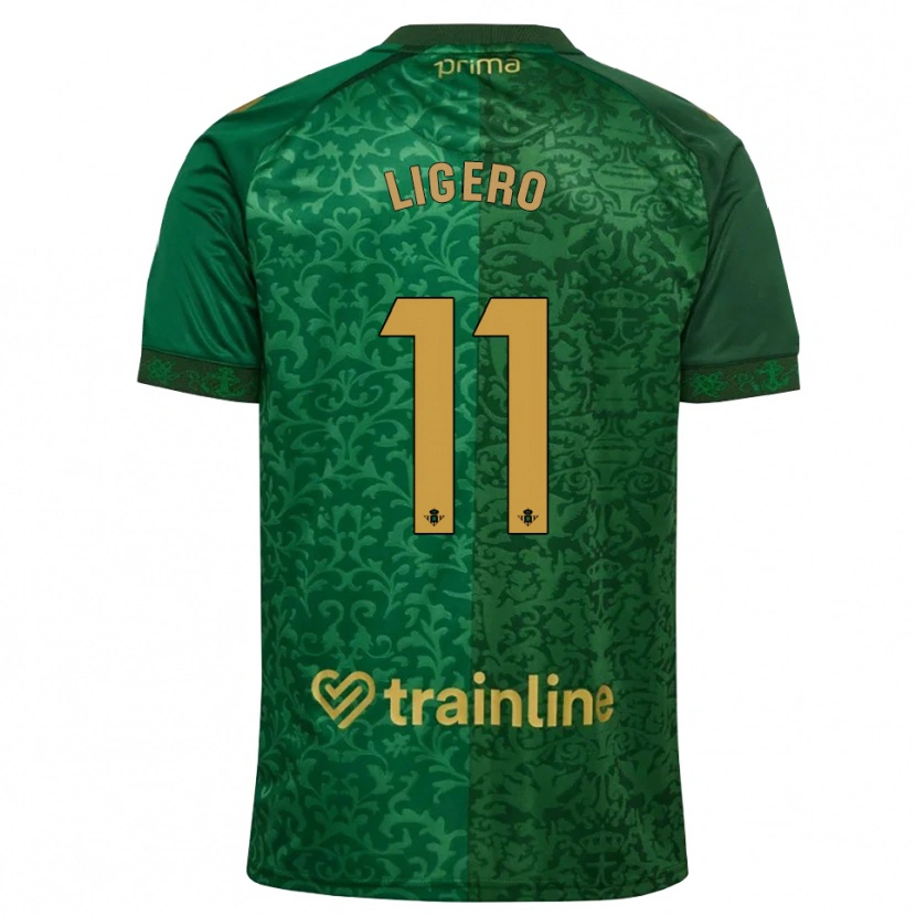 Danxen Dames Nuria Ligero #11 Bosgroen Donker Goudenrood Uitshirt Uittenue 2026/27 T-Shirt