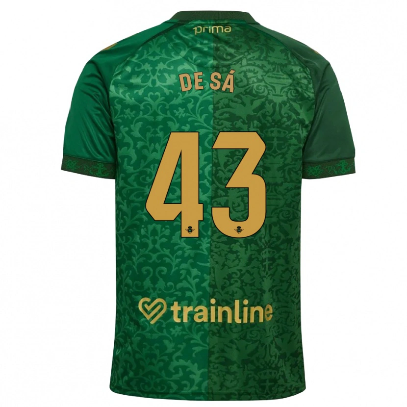 Danxen Dames Rubén De Sá #43 Bosgroen Donker Goudenrood Uitshirt Uittenue 2026/27 T-Shirt