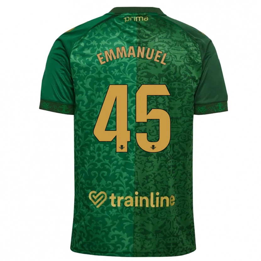 Danxen Dames Jean Emmanuel N'agoran #45 Bosgroen Donker Goudenrood Uitshirt Uittenue 2026/27 T-Shirt