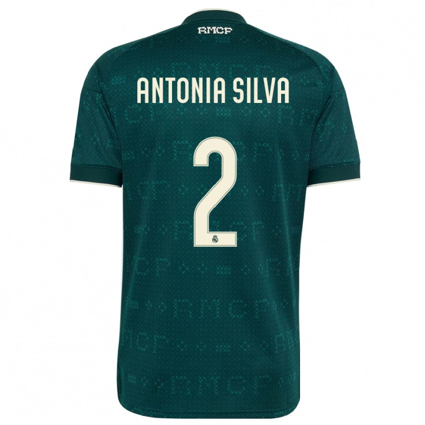 Danxen Dames Antônia Silva #2 Donker Leigrijs Wit Uitshirt Uittenue 2026/27 T-Shirt