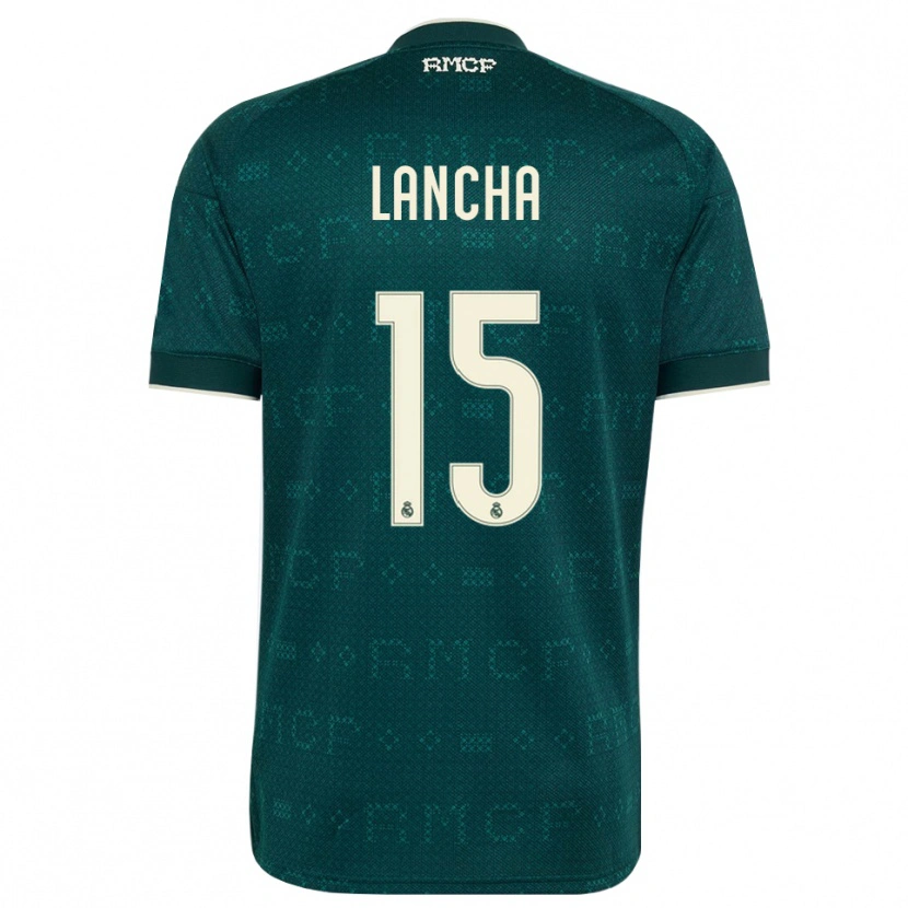 Danxen Dames Yeray Lancha #15 Donker Leigrijs Wit Uitshirt Uittenue 2026/27 T-Shirt
