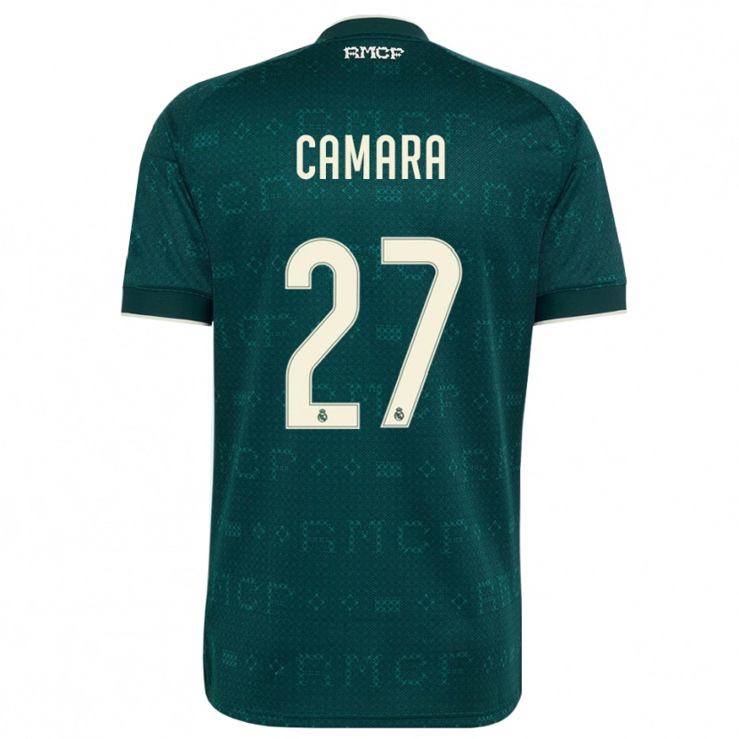 Danxen Dames Kalifa Camara #27 Donker Leigrijs Wit Uitshirt Uittenue 2026/27 T-Shirt