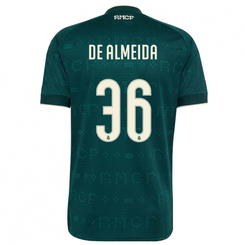 Danxen Dames Paulo De Almeida #36 Donker Leigrijs Wit Uitshirt Uittenue 2026/27 T-Shirt