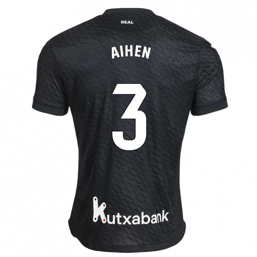 Danxen Dames Aihen Muñoz #3 Zwart Wit Uitshirt Uittenue 2026/27 T-Shirt