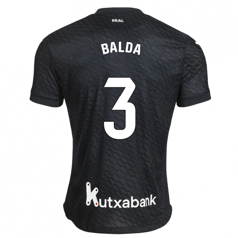 Danxen Dames Jon Balda #3 Zwart Wit Uitshirt Uittenue 2026/27 T-Shirt