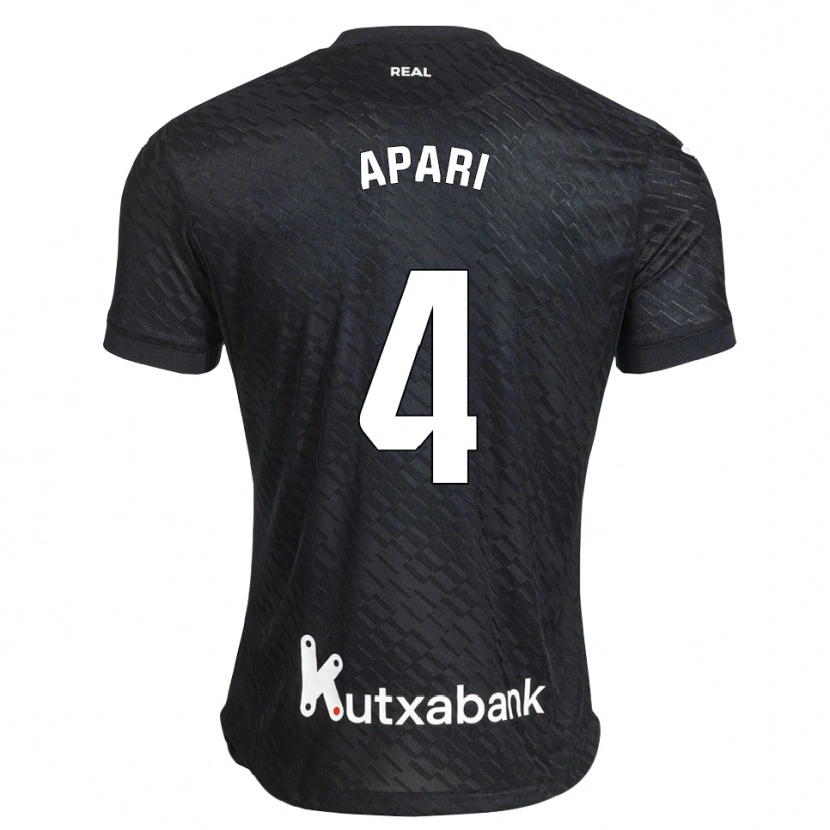 Danxen Dames Nahia Aparicio Jaular #4 Zwart Wit Uitshirt Uittenue 2026/27 T-Shirt