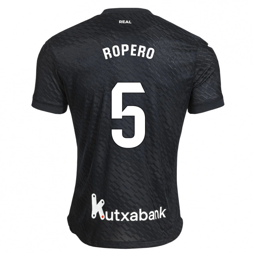 Danxen Dames Iker Ropero #5 Zwart Wit Uitshirt Uittenue 2026/27 T-Shirt