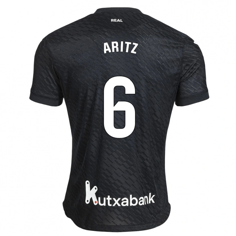 Danxen Dames Aritz Elustondo #6 Zwart Wit Uitshirt Uittenue 2026/27 T-Shirt