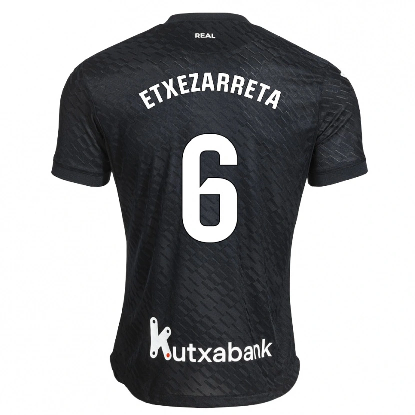 Danxen Dames Ane Etxezarreta Aierbe #6 Zwart Wit Uitshirt Uittenue 2026/27 T-Shirt
