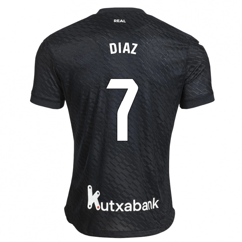 Danxen Dames Dani Díaz #7 Zwart Wit Uitshirt Uittenue 2026/27 T-Shirt