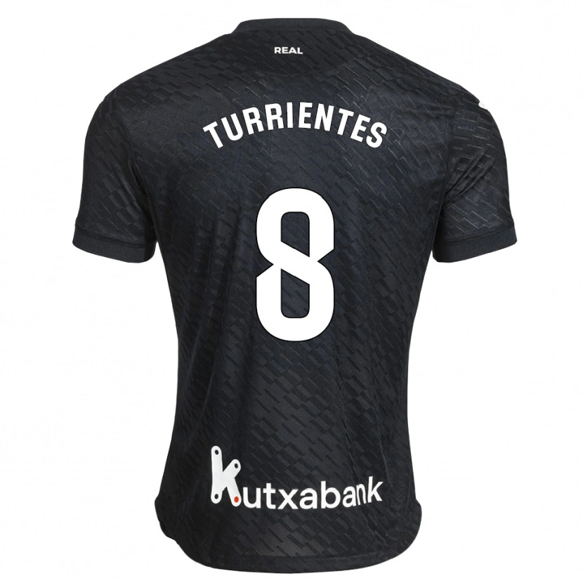 Danxen Dames Beñat Turrientes #8 Zwart Wit Uitshirt Uittenue 2026/27 T-Shirt