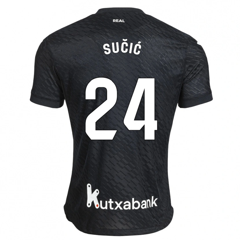 Danxen Dames Luka Sucic #24 Zwart Wit Uitshirt Uittenue 2026/27 T-Shirt