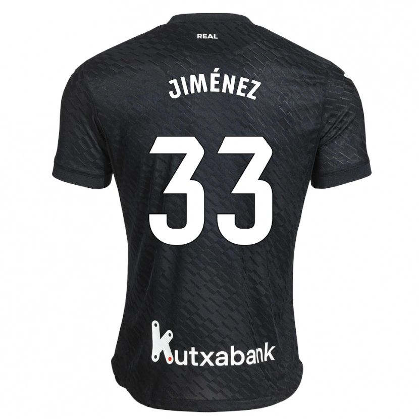 Danxen Dames Javier Jiménez #33 Zwart Wit Uitshirt Uittenue 2026/27 T-Shirt