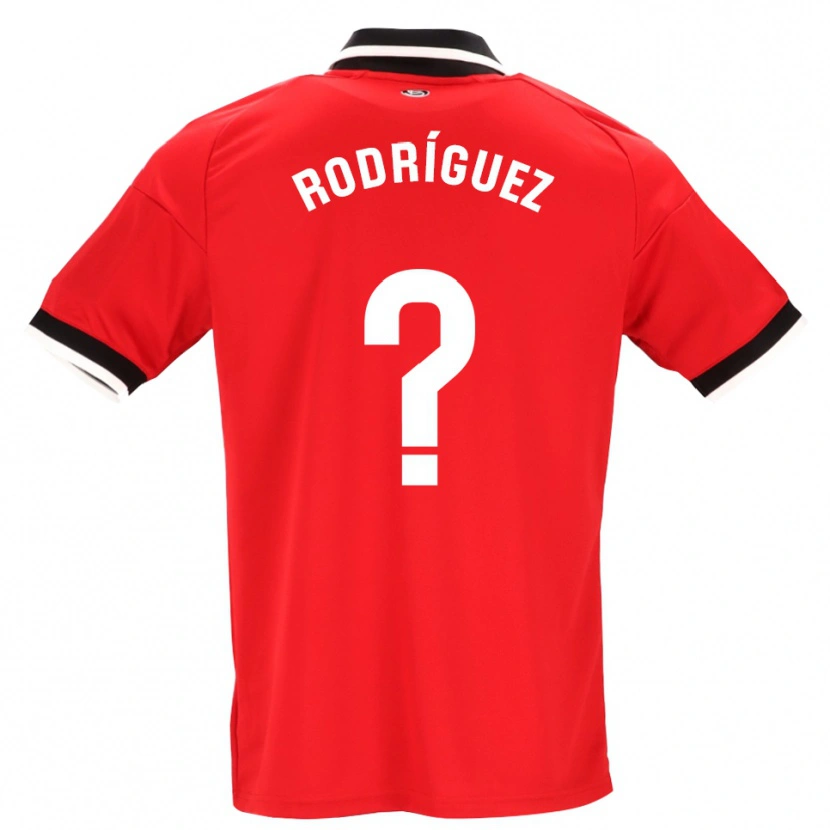Danxen Dames René Rodríguez #0 Zwart Wit Rood Uitshirt Uittenue 2026/27 T-Shirt