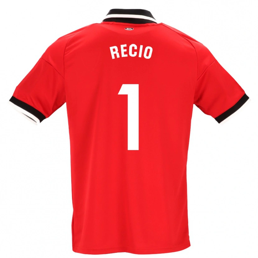 Danxen Dames Sergio Recio #1 Zwart Wit Rood Uitshirt Uittenue 2026/27 T-Shirt