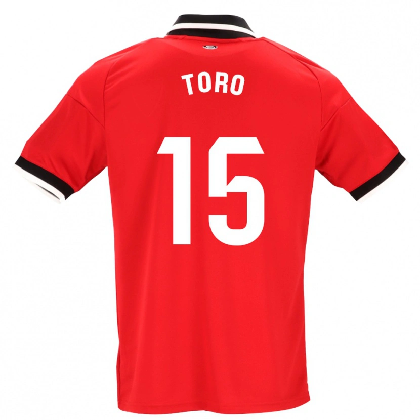 Danxen Dames Juanan Toro #15 Zwart Wit Rood Uitshirt Uittenue 2026/27 T-Shirt