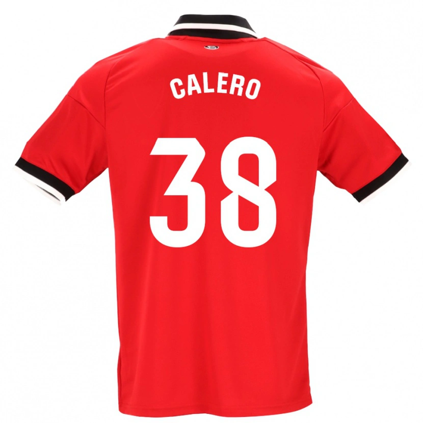 Danxen Dames Josema Calero #38 Zwart Wit Rood Uitshirt Uittenue 2026/27 T-Shirt
