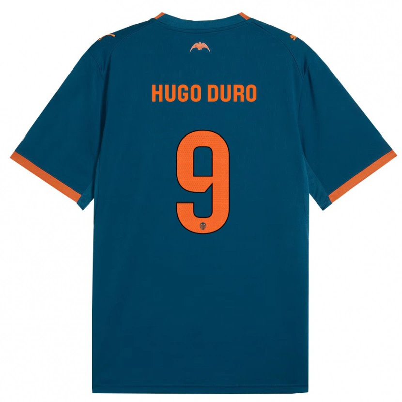 Danxen Dames Hugo Duro #9 Staalblauw Oranje Uitshirt Uittenue 2026/27 T-Shirt