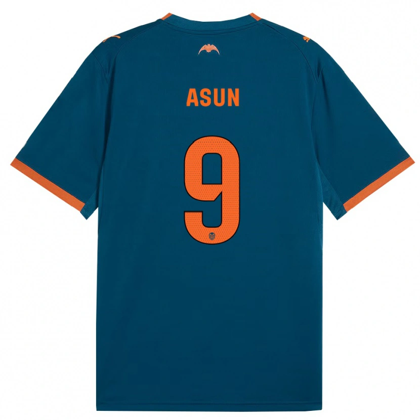 Danxen Dames Asun #9 Staalblauw Oranje Uitshirt Uittenue 2026/27 T-Shirt