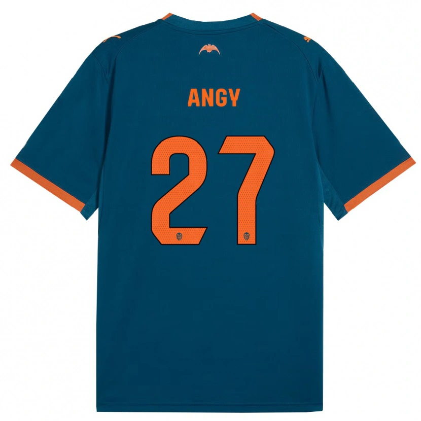 Danxen Dames Angy #27 Staalblauw Oranje Uitshirt Uittenue 2026/27 T-Shirt