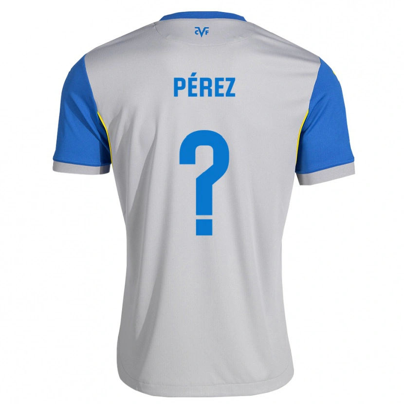 Danxen Dames Saúl Pérez #0 Dodgerblauw Grijs Uitshirt Uittenue 2026/27 T-Shirt