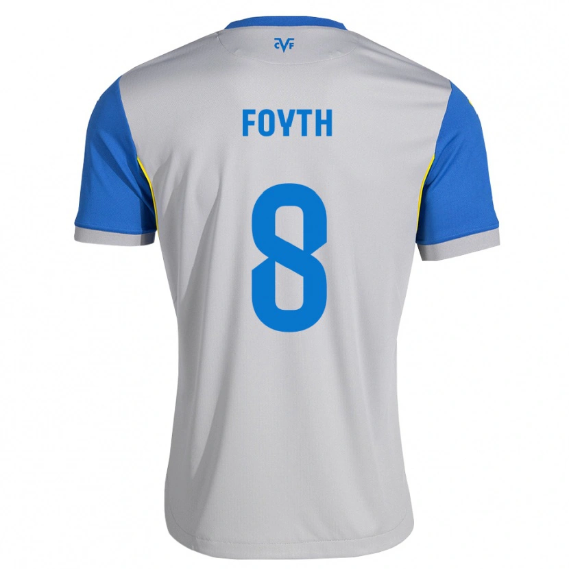 Danxen Dames Juan Foyth #8 Dodgerblauw Grijs Uitshirt Uittenue 2026/27 T-Shirt