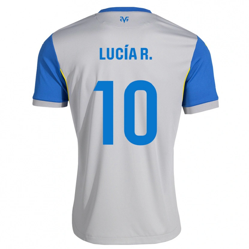 Danxen Dames Lucía Romero #10 Dodgerblauw Grijs Uitshirt Uittenue 2026/27 T-Shirt