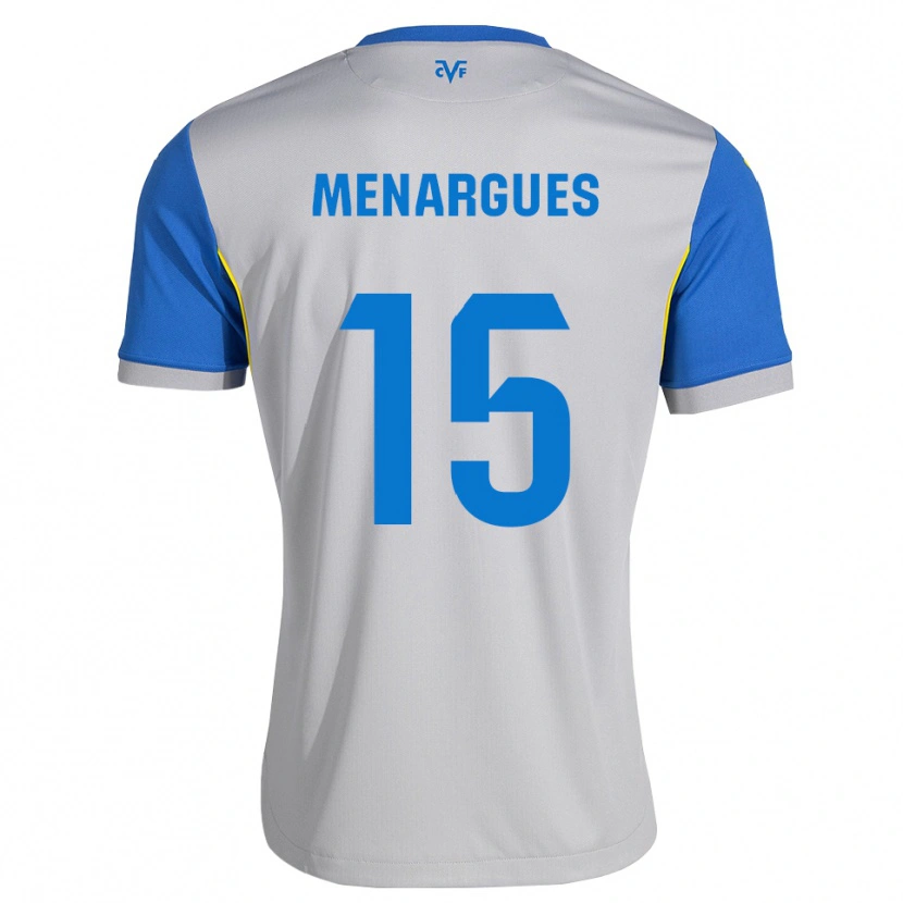 Danxen Dames Joseda Menargues #15 Dodgerblauw Grijs Uitshirt Uittenue 2026/27 T-Shirt