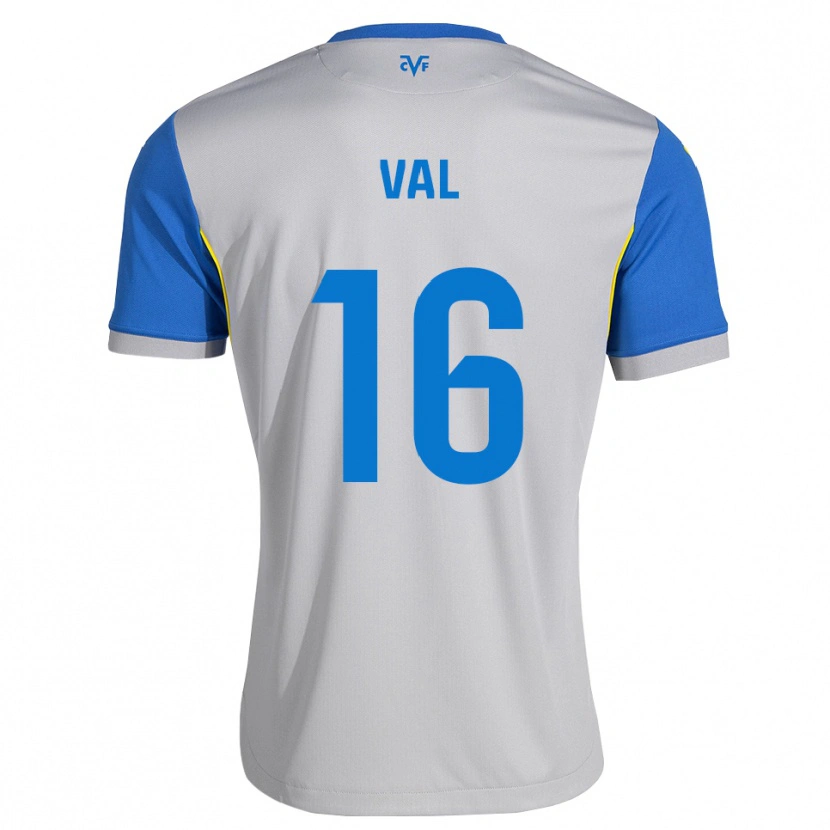 Danxen Dames Brais Val #16 Dodgerblauw Grijs Uitshirt Uittenue 2026/27 T-Shirt