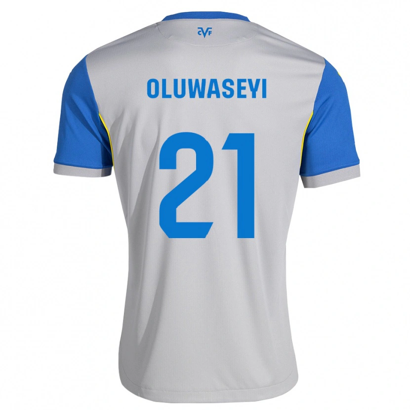 Danxen Dames Tani Oluwaseyi #21 Dodgerblauw Grijs Uitshirt Uittenue 2026/27 T-Shirt