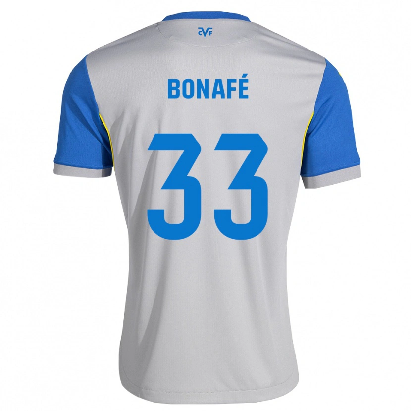 Danxen Dames César Bonafé #33 Dodgerblauw Grijs Uitshirt Uittenue 2026/27 T-Shirt