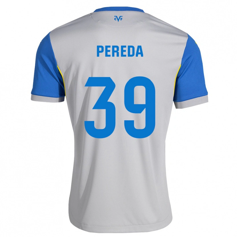 Danxen Dames Pablo Pereda #39 Dodgerblauw Grijs Uitshirt Uittenue 2026/27 T-Shirt