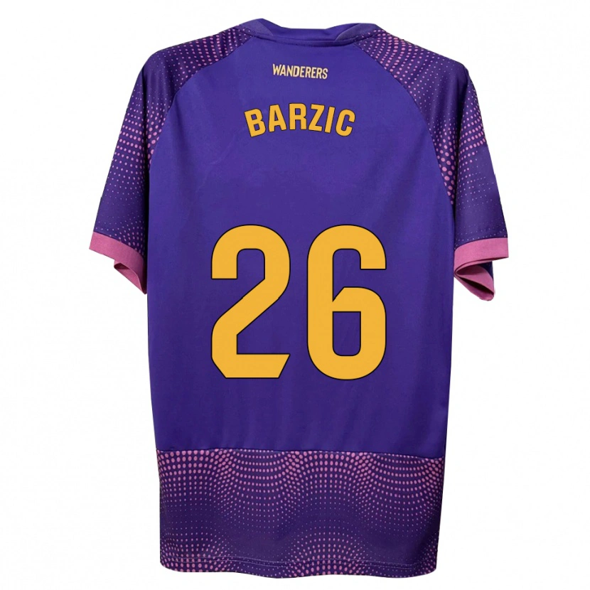 Danxen Dames Matia Barzic #26 Paars Wit Roze Uitshirt Uittenue 2026/27 T-Shirt