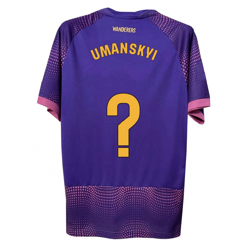 Danxen Dames Volodymyr Umanskyi #0 Paars Wit Roze Uitshirt Uittenue 2026/27 T-Shirt