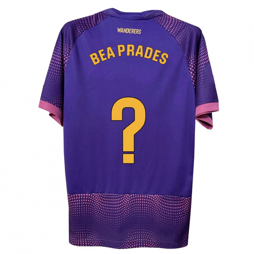 Danxen Dames Beatriz Prades Insa #0 Paars Wit Roze Uitshirt Uittenue 2026/27 T-Shirt