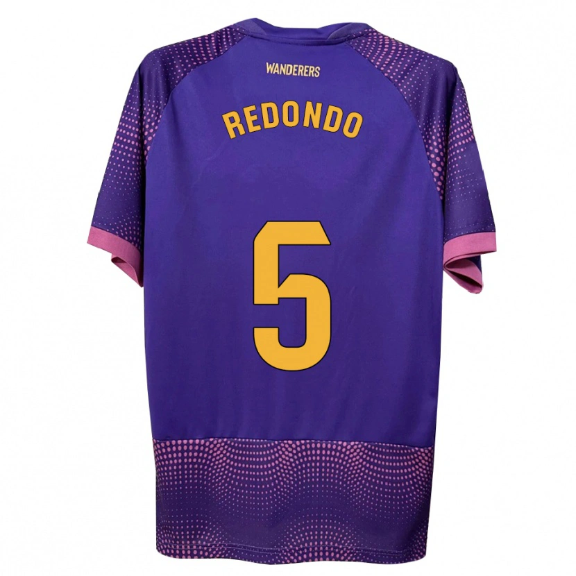 Danxen Dames Federico Redondo #5 Paars Wit Roze Uitshirt Uittenue 2026/27 T-Shirt