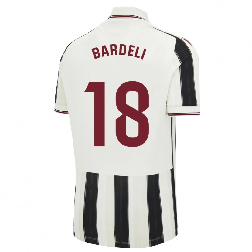 Danxen Dames Enzo Bardeli #18 Zwart Wit Rood Uitshirt Uittenue 2026/27 T-Shirt
