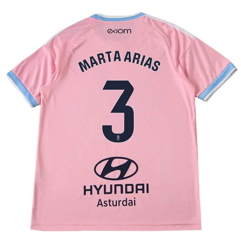 Danxen Dames Marta Arias #3 Centaurieblauw Roze Uitshirt Uittenue 2026/27 T-Shirt