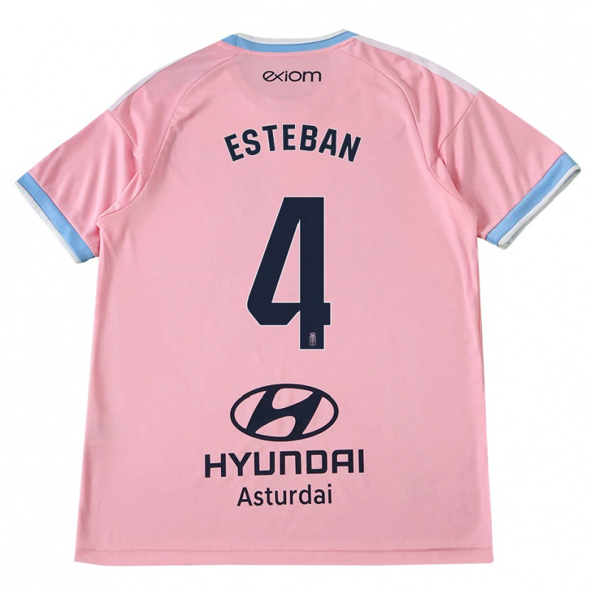 Danxen Dames Marco Esteban #4 Centaurieblauw Roze Uitshirt Uittenue 2026/27 T-Shirt