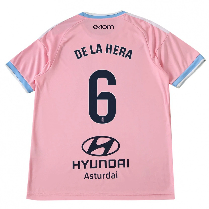 Danxen Dames Óscar De La Hera #6 Centaurieblauw Roze Uitshirt Uittenue 2026/27 T-Shirt