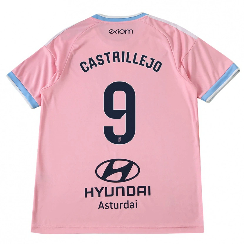 Danxen Dames Guillermo Castrillejo #9 Centaurieblauw Roze Uitshirt Uittenue 2026/27 T-Shirt