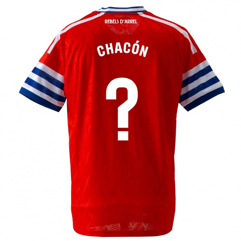 Danxen Dames Hugo Chacón #0 Koninklijk Blauw Rood Uitshirt Uittenue 2026/27 T-Shirt