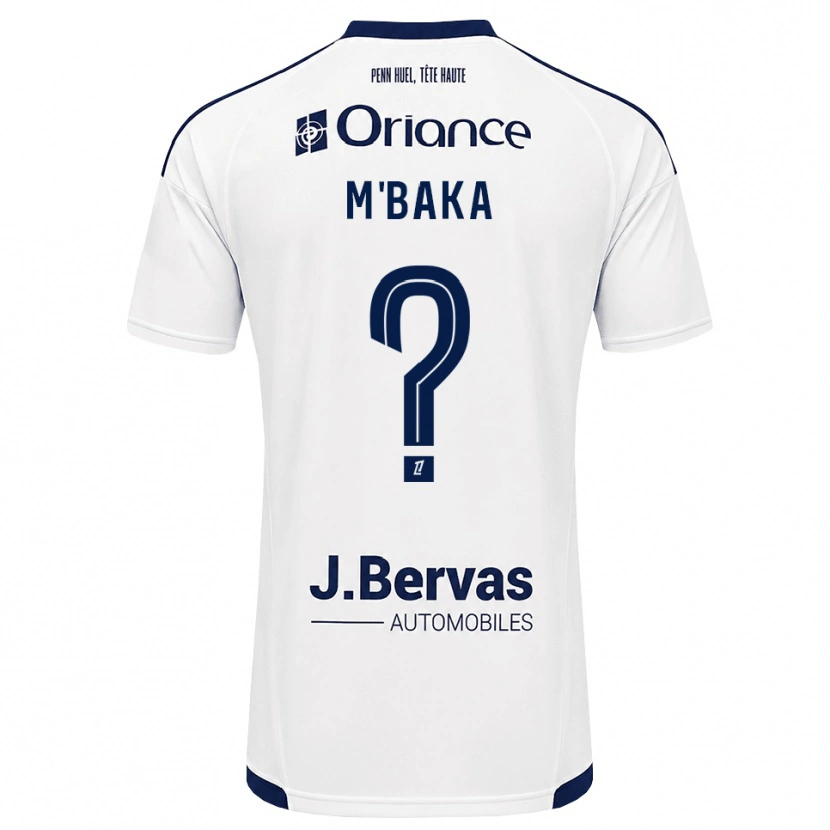 Danxen Dames Sacha M'baka #0 Marineblauw Wit Uitshirt Uittenue 2026/27 T-Shirt
