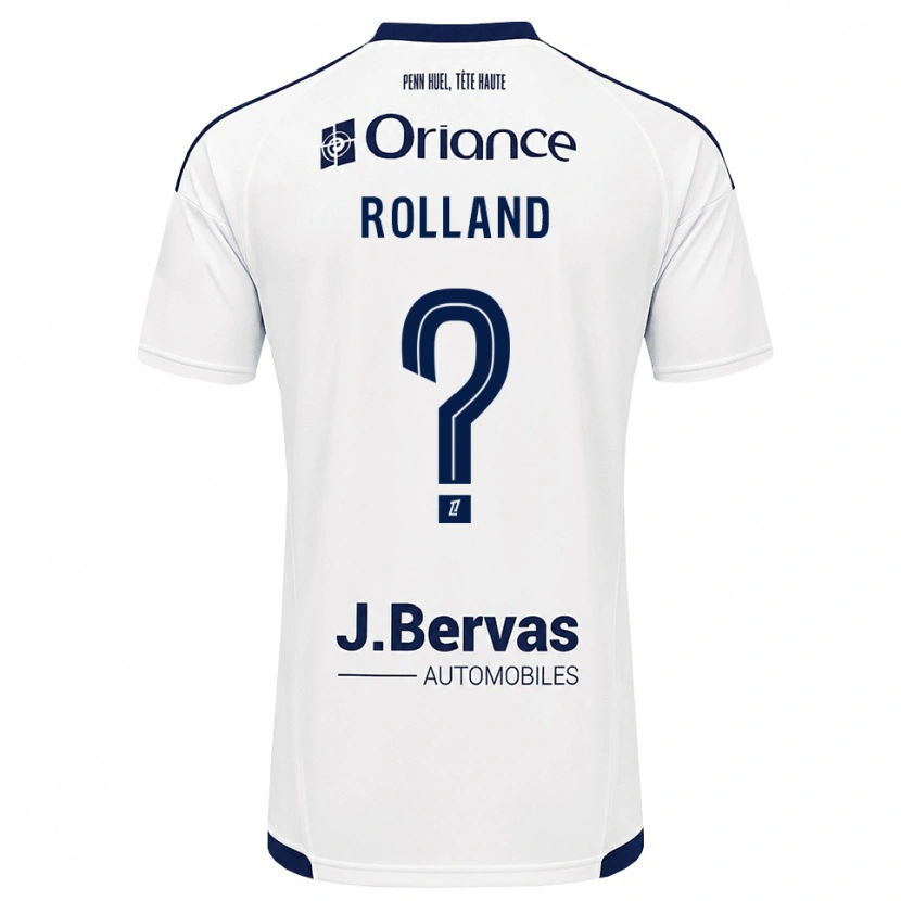 Danxen Dames Inès Rolland #0 Marineblauw Wit Uitshirt Uittenue 2026/27 T-Shirt
