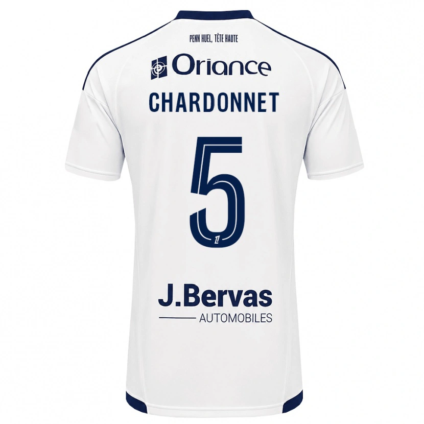 Danxen Dames Brendan Chardonnet #5 Marineblauw Wit Uitshirt Uittenue 2026/27 T-Shirt