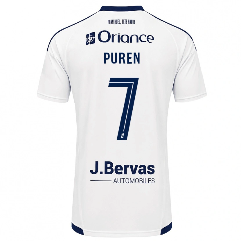 Danxen Dames Matthieu Puren #7 Marineblauw Wit Uitshirt Uittenue 2026/27 T-Shirt