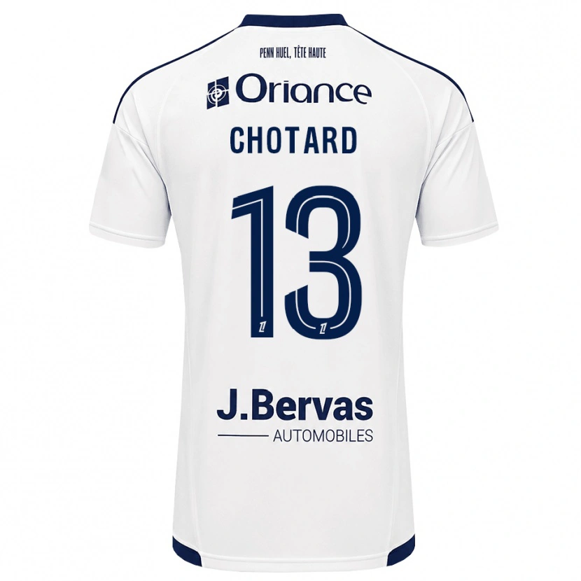 Danxen Dames Joris Chotard #13 Marineblauw Wit Uitshirt Uittenue 2026/27 T-Shirt